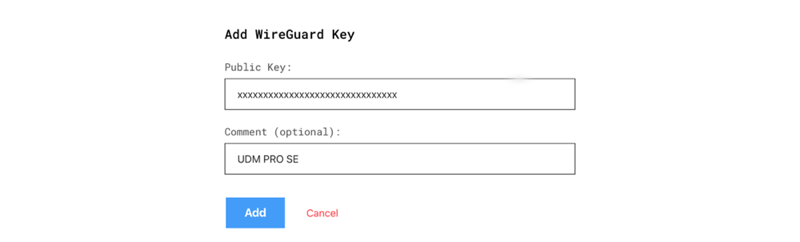 WireGuard ivpn add key