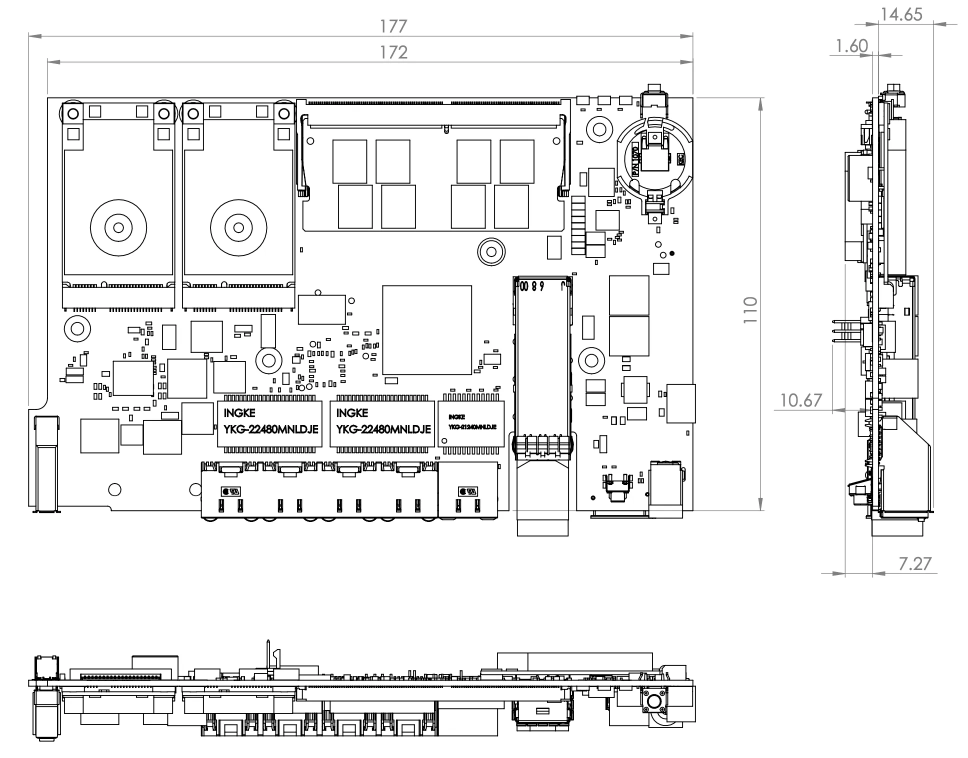 ClearFog-GT board assembly